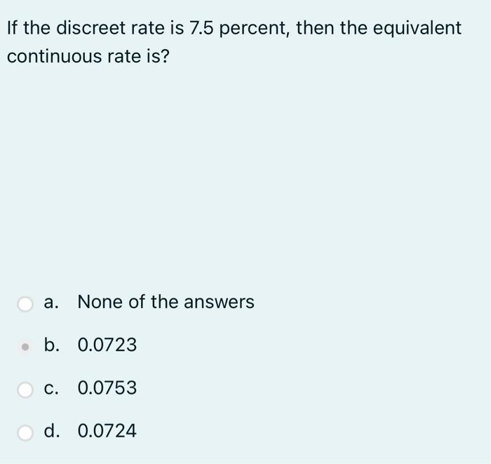  how to solve these questions using EXCEL If the discreet rate