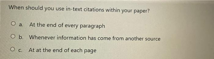 article in a reference list? O a. Smith, M. N. (2020) O