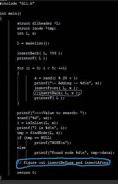 dll header through insertBefore. 2. Call insertBefore & insertAfter in main function