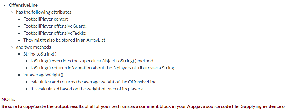 extend a new class, Person 2. Overriding methods o toString() which is