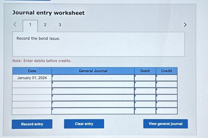 following information applies to the questions displayed below] On January 1, 2024.