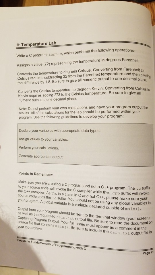 following operations (be sure to give all numeric output to two decimal