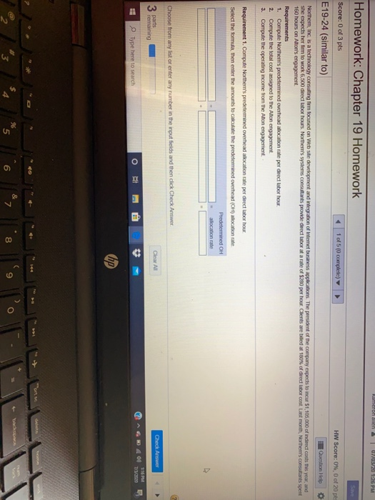  Kameron Se 07/01/2016 PM Homework: Chapter 19 Homework Score: 0 of