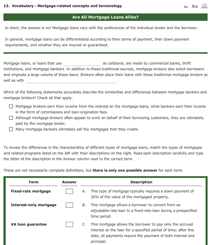 Drop down. 1 real property, or personal property Drop down 2 Property