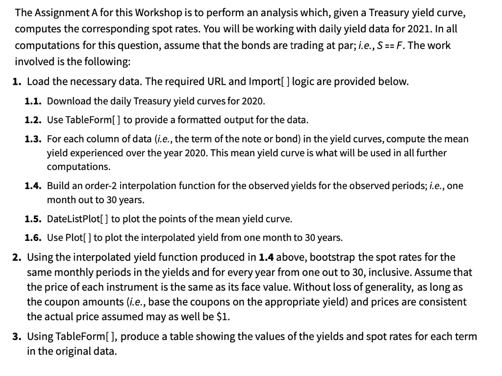Assignment The Assignment B for this Workshop is to perform an analysis