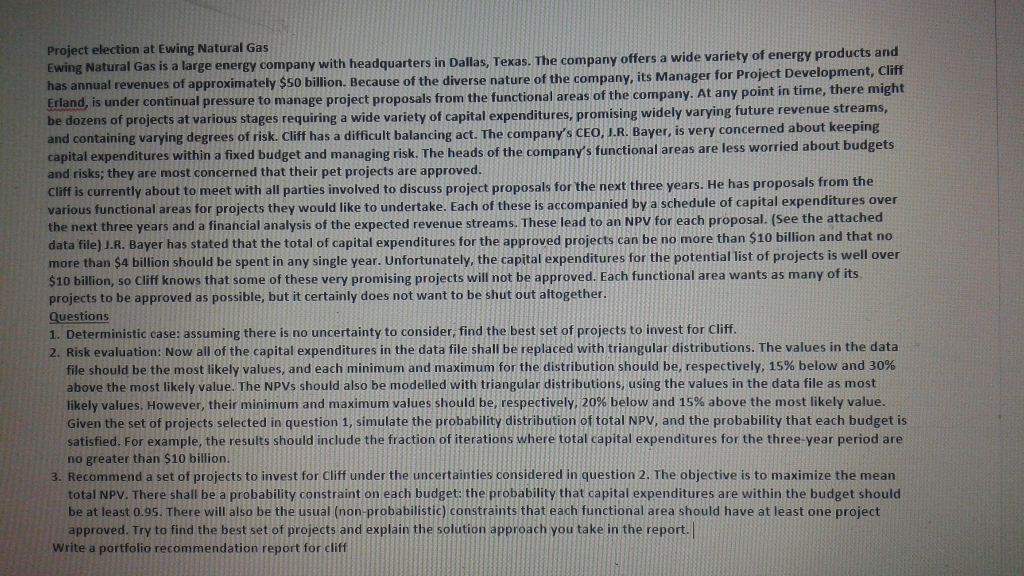 3 WITH A SPREADSHEET MODEL AND STEP BY STEP SOLUTIONS.. EXPERTS PLEASE