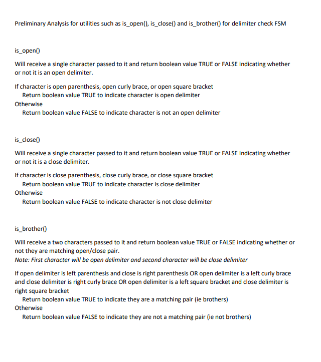 and use the finite state machine developed in lecture to process the