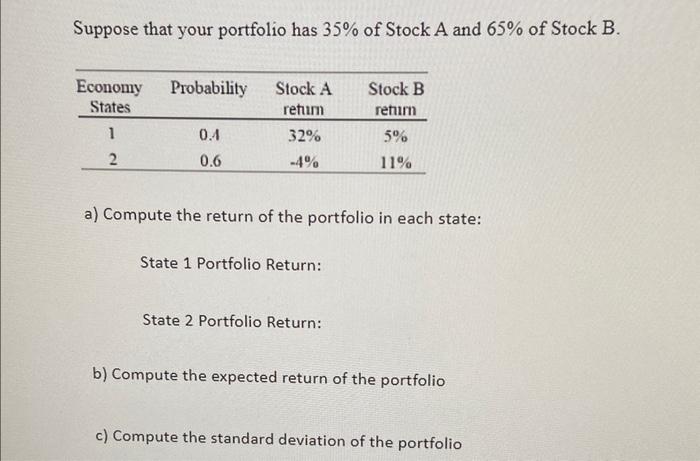 can someone please show work and help me answer this question Suppose