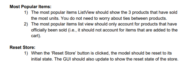 so far public double getRevenue) return revenue: //Prints the stock of the