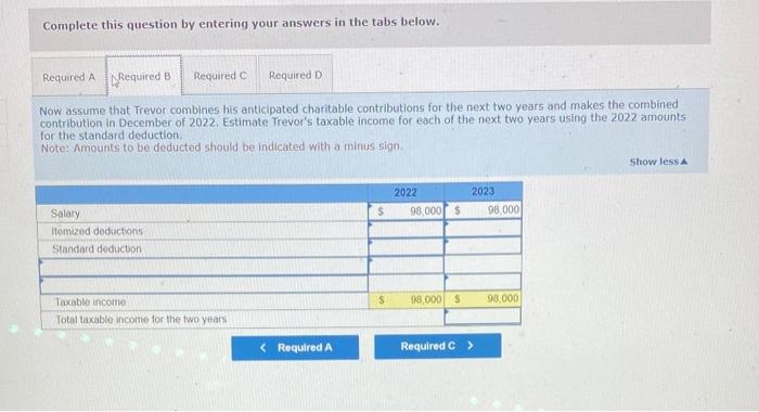 calendar-year taxpayer. For each of the next two years (2022 and 2023),