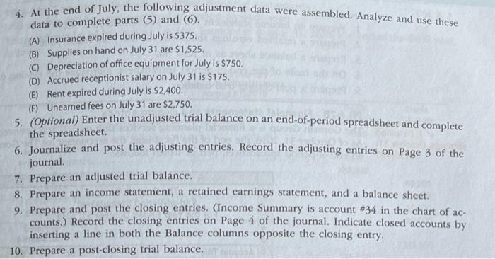 PR 4-5A Complete accounting cycle Obj, 4,5 For the past several years,