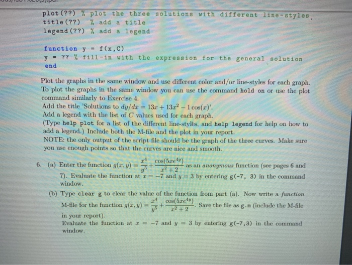 solutions to the differential equation in the interval O SIS7, with initial