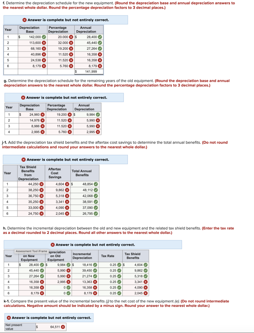 Hercules Exercise Equipment Co. purchased a computerized measuring device two years ago