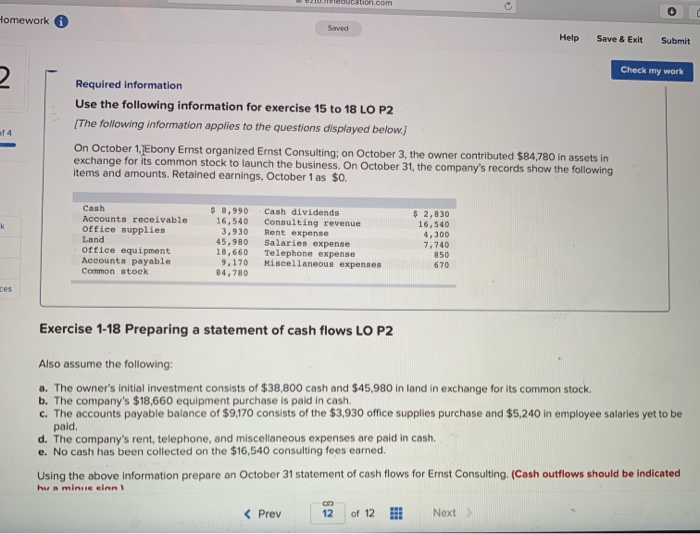  ucation.com Homework Saved Help Save & Exit Submit 2 Check my
