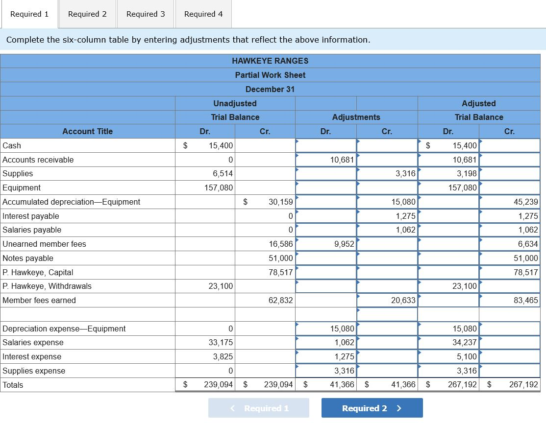 don't know if my inputs are correct. For required #4 please help