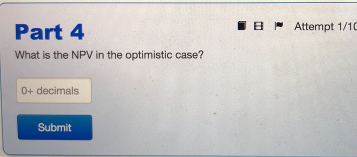 linearly depreciated to zero over the life of the project and there