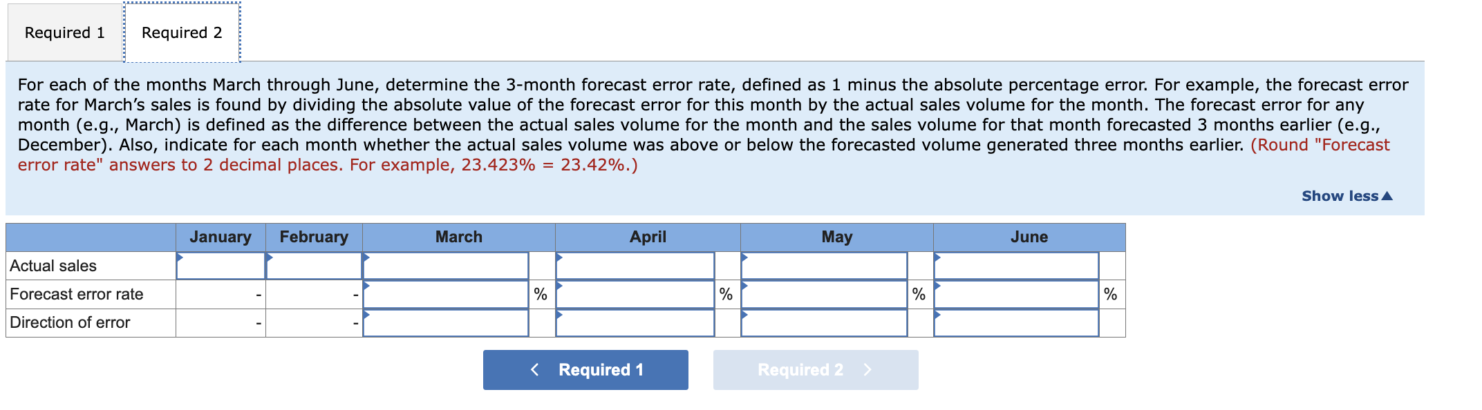 inputting the values! to avoid confusion, thanks). You are given the following
