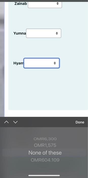OMR Particulars OMR Money at 50,000 Interest and 70,000 call and discount