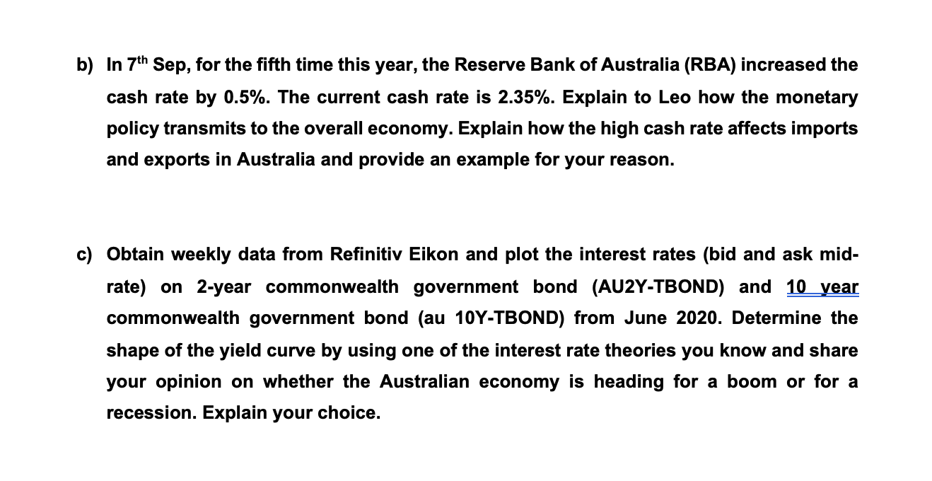  b) In 7th Sep, for the fifth time this year, the