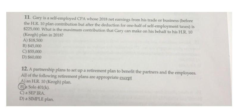 I need the answer as soon as possible 11. Gary is a