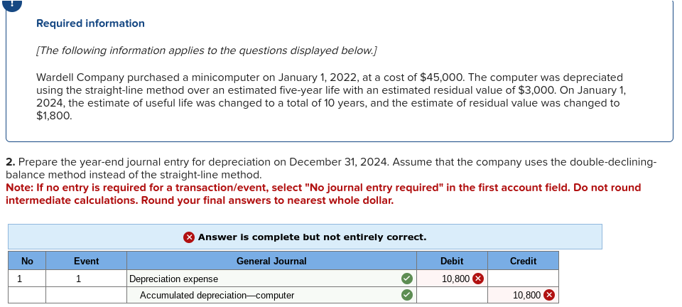 THIS. Required information [The following information applies to the questions displayed below.]