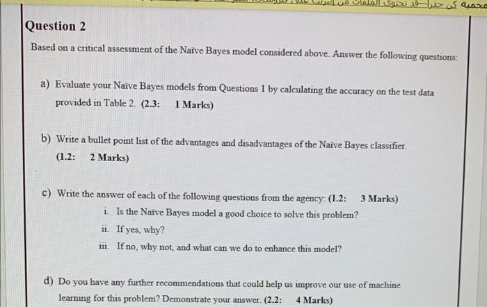 hypothetical scenario. A real estate agency would like to use artificial intelligence