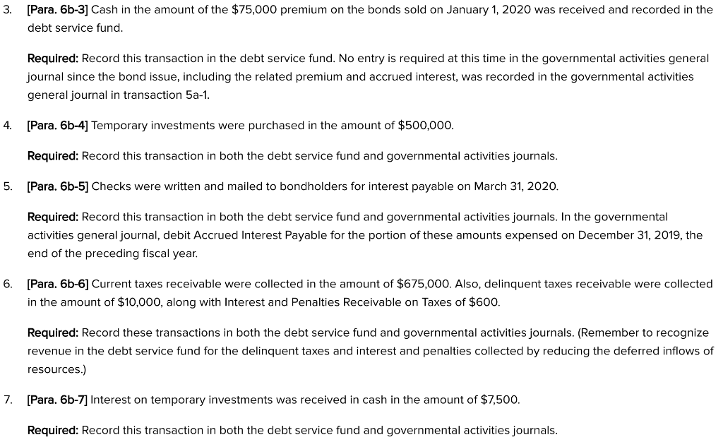 one issue of tax-supported serial bonds was outstanding. The post-closing trial balance