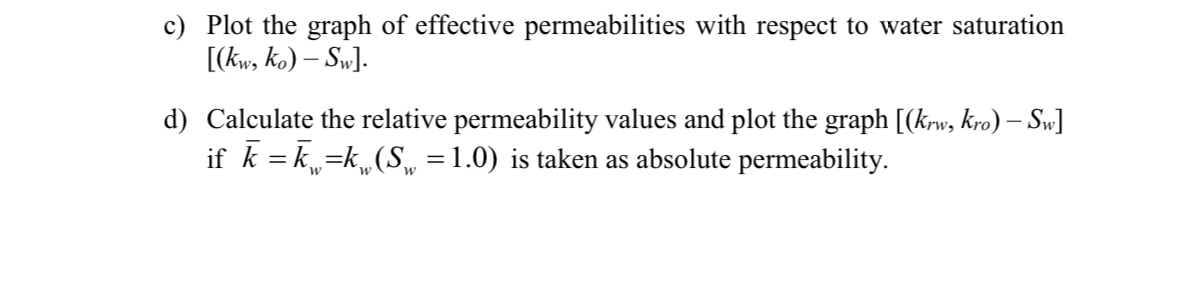  100% water saturated core sample was first applied to water injection