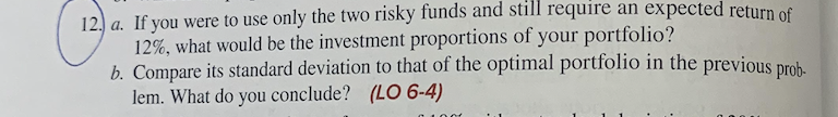 is considering three mutual funds. The first is a stock fund, the