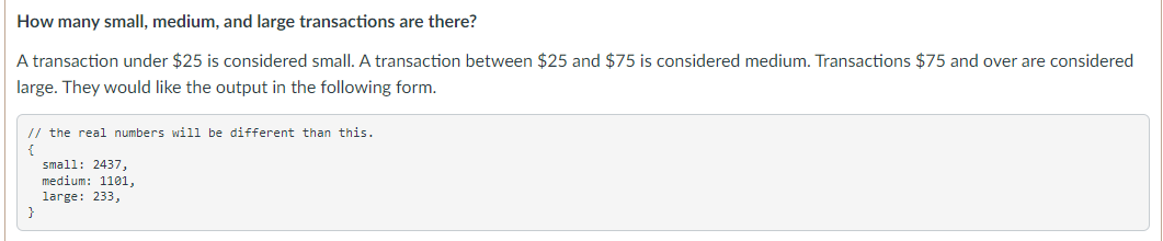 large transactions. You have been contracted by Figs Unlimited - a company