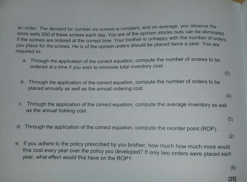 Practice I and II before you can raduate. Your brother owns a