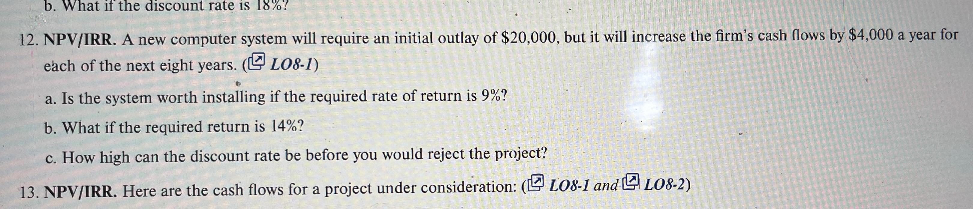 I need help doing number 12 part c, but we can't use