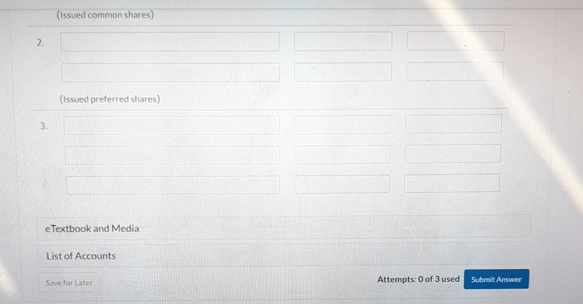 and was authorized to issue 500,000 common shares and 100,000,5\% nonparticipating, convertible