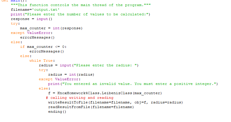 verify all the methods of the class which you wrote for Homework