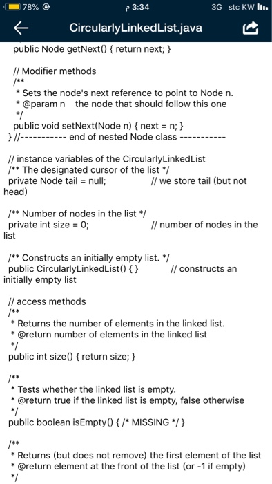 class. Download the file and work on it. Your task is to: