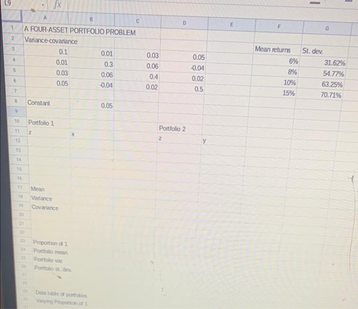  The exercise disk for this chapter contains monthly data for stock