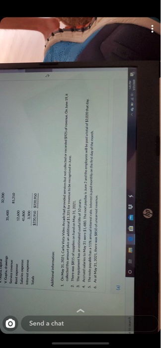 Policies Current Attempt in Progress The unadjusted trial balance for Carla Vista