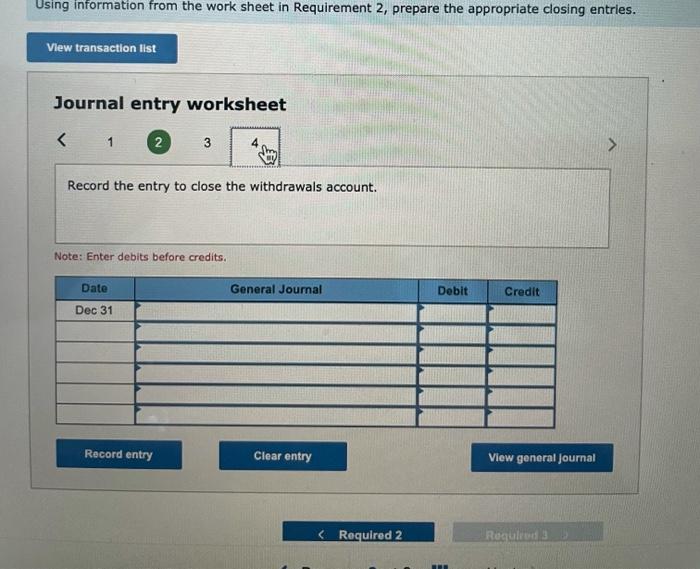 1A Required 1B Required 10 Required 2 Required 3 Complete the work
