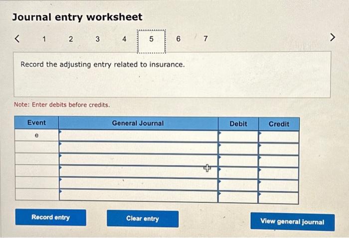balance sheet accounts. Analyze the statements and prepare the seven adjusting entries