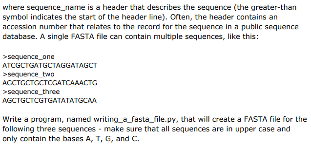 is a commonly used DNA and protein sequence file format. A single