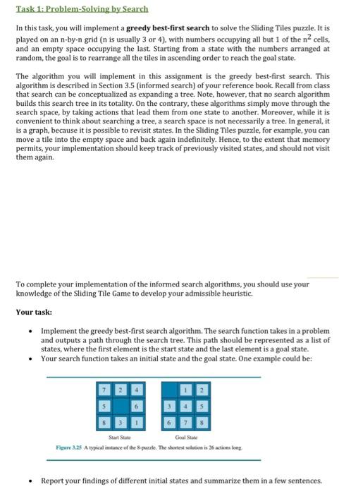  Artificial intelligence I want the solution in python and I want