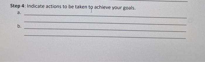 the future, identify two financial goals, one short-term and one long-term, using