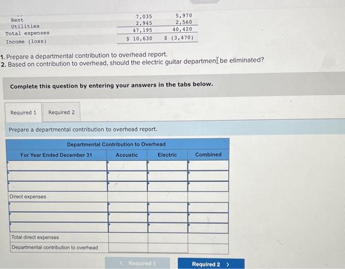 your answers in the tabs below. Use the information below to compute