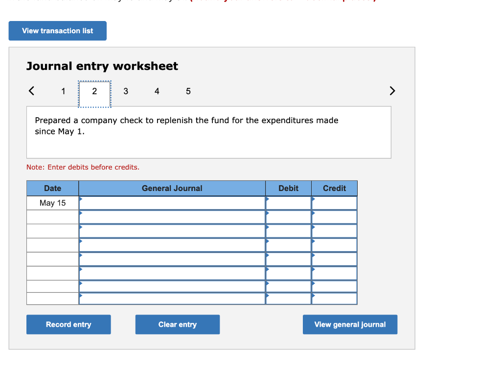 before credits. Kiona Company set up a petty cash fund for payments