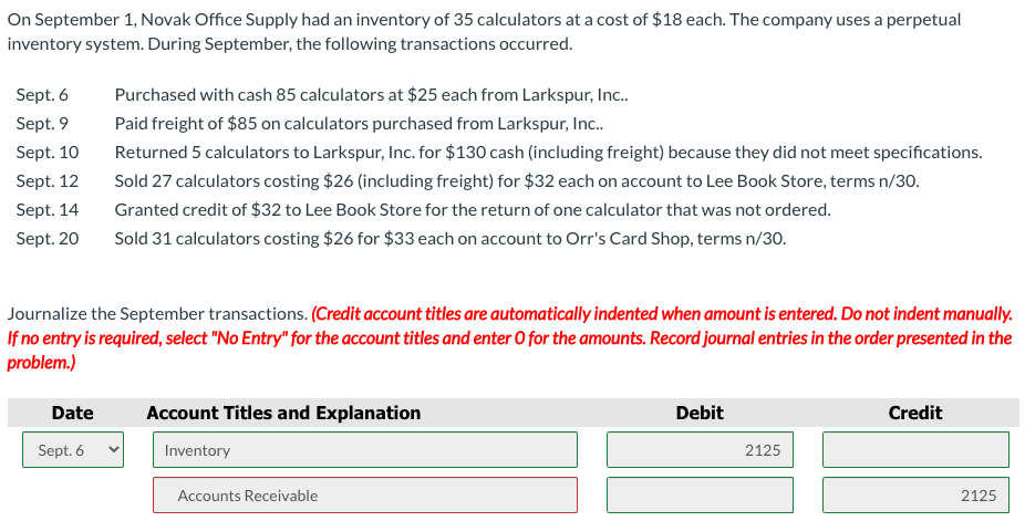 Presented below is information for Sheridan Company for the month of March