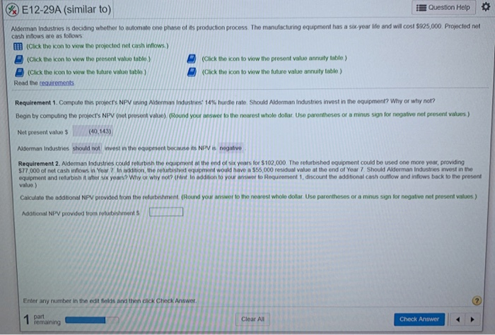  I need help solving requirement two located on the first picture.