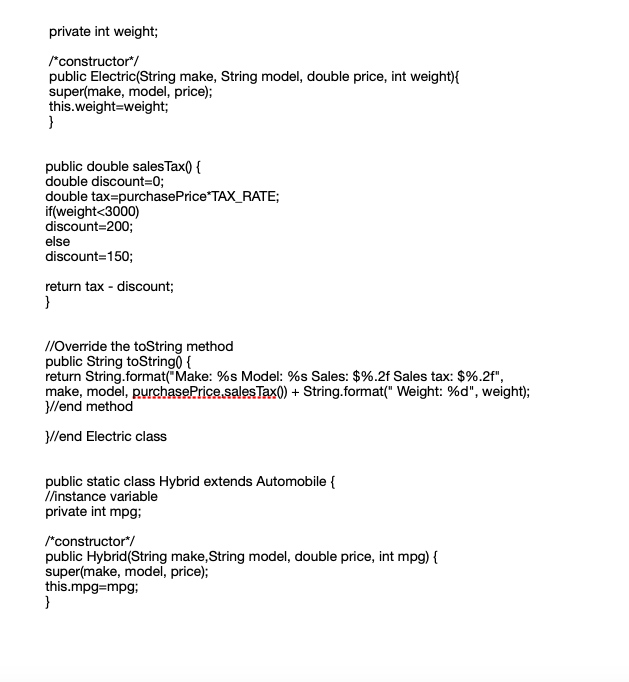 class PRJ2 { public static class Automobile { }// End Automobile public