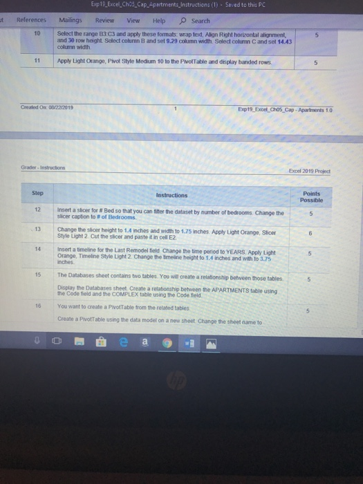 for Mountaintop View Constants for Formulas Comparison Date 51/2001 Years Since Remodel