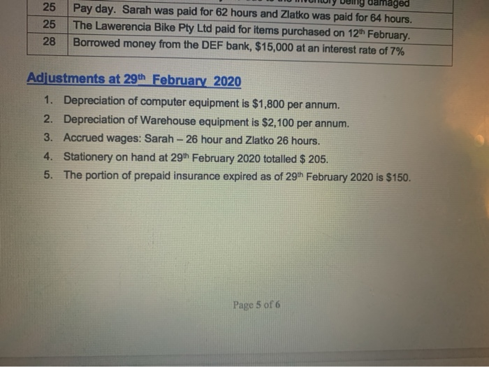 the trial balance. Av a Styles Styles Pane Stylos T Dictate Sensitivity