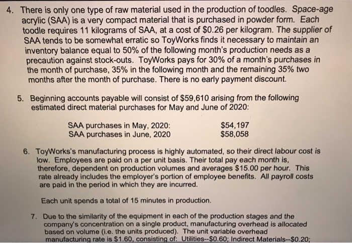 and sells a single product, which they call a Toodle. For planning